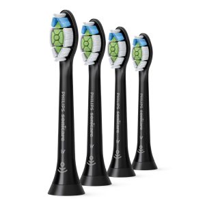 Philips Sonicare W Optimal STANDARTA zobu birstes uzgaļi MELNI (4 gab.)