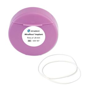 Zobu antibakteriāls diegs implantiem un tiltiem ‘’Mirafloss Implant” 1,8 mm