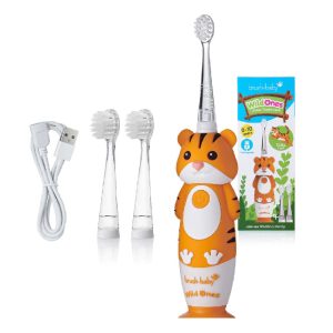 WildOne Sonic Tootbrush zobu birste 0-10 gadiem - tīģerēns Tobijs