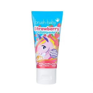 Brush-baby Unicorn Flossy zemeņu zobu pasta 3-6 gadi, 50ml