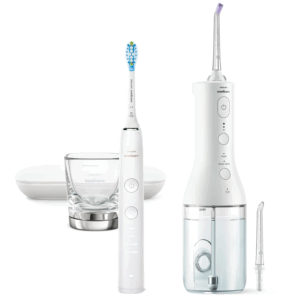 Philips Sonicare DiamondClean 9000+Power Flosser komplekts balts