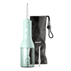 Philips Sonicare Cordless Power Flosser 3000 mutes dobuma irigātors gaiši zaļš